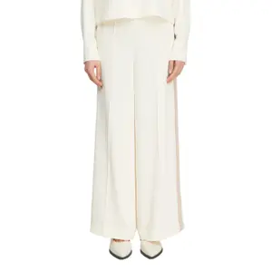 Wide Leg Contrast Stripe Trousers Women COMMA image-2