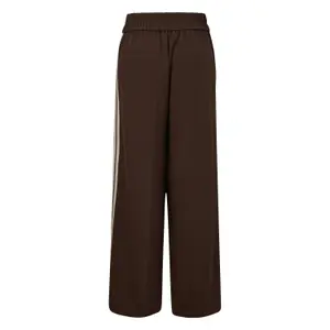 Wide Leg Contrast Stripe Trousers Women COMMA image-1