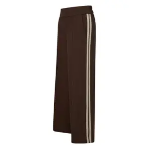 Wide Leg Contrast Stripe Trousers Women COMMA image-6