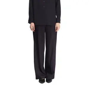High-Waisted Trouser with Shaped Belt and Decorative Buttons Women COMMA Marlene image-2