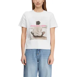 Women's T-shirt COMMA Phones Off image-2