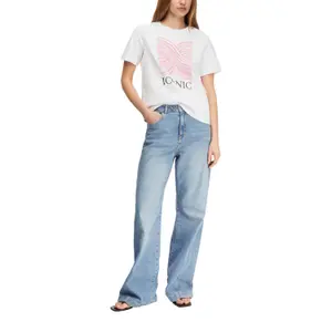 Classic fit women's T-shirt COMMA Phones Off image-6