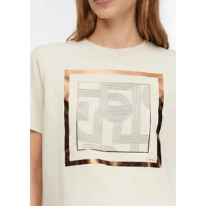 Women's casual T-shirt COMMA Phones Off image-3