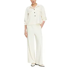 Women's Long Sleeve Short Shirt with Chest Pockets COMMA image-6