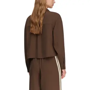 Women's Long Sleeve Short Shirt with Chest Pockets COMMA image-5