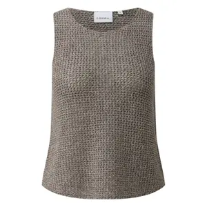 Knitted women's tank top COMMA image-0