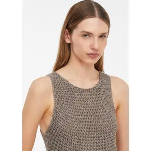 Knitted women's tank top COMMA image-3