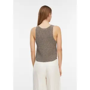 Knitted women's tank top COMMA image-4
