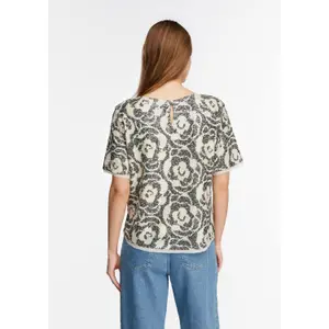 Short Sleeve Sequined Blouse for Women COMMA image-4