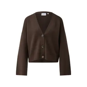 Modern Milanese V-Neck Cardigan with Signature Buttons Women COMMA image-0