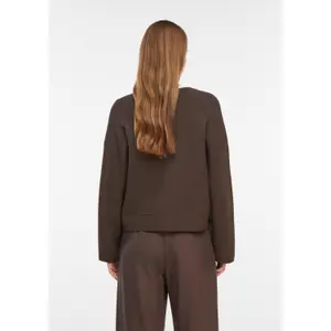 Modern Milanese V-Neck Cardigan with Signature Buttons Women COMMA image-4