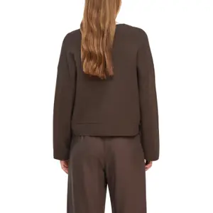 Modern Milanese V-Neck Cardigan with Signature Buttons Women COMMA image-5