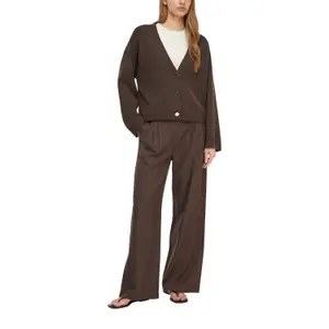 Modern Milanese V-Neck Cardigan with Signature Buttons Women COMMA image-6