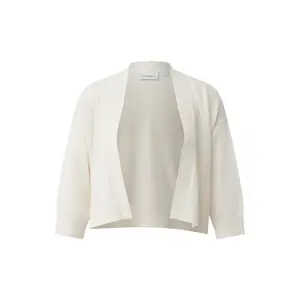 Short Fine Knit V-Neck Cardigan for Women COMMA image-0