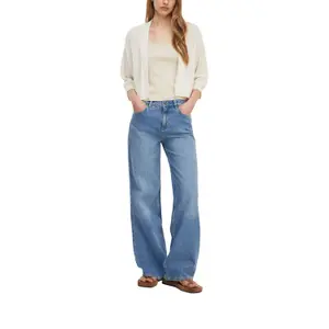 Short Fine Knit V-Neck Cardigan for Women COMMA image-6