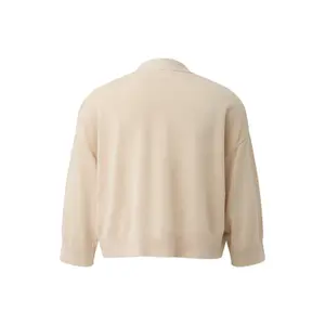 Short Fine Knit V-Neck Cardigan for Women COMMA image-1