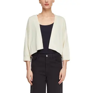 Short Fine Knit V-Neck Cardigan for Women COMMA image-2