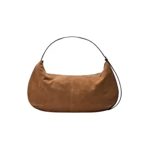 Soft Suede Shoulder Bag for Women COMMA image-0