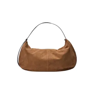 Soft Suede Shoulder Bag for Women COMMA image-1