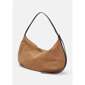 Soft Suede Shoulder Bag for Women COMMA image-3
