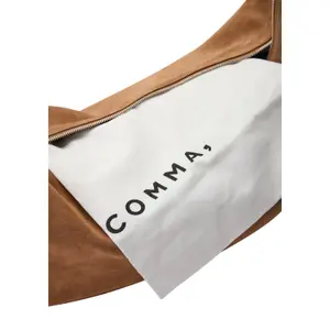 Soft Suede Shoulder Bag for Women COMMA image-6