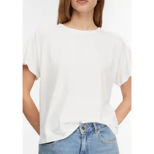 Light Viscose T-Shirt Women COMMA image-3