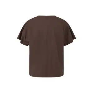 Lightweight Stretch Viscose T-Shirt for Women COMMA image-1