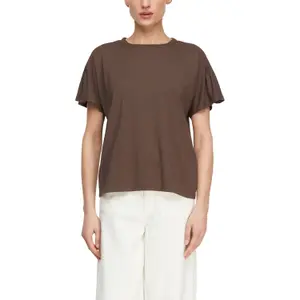Lightweight Stretch Viscose T-Shirt for Women COMMA image-2