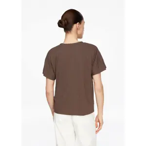 Lightweight Stretch Viscose T-Shirt for Women COMMA image-4