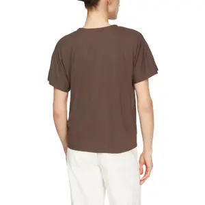 Lightweight Stretch Viscose T-Shirt for Women COMMA image-5