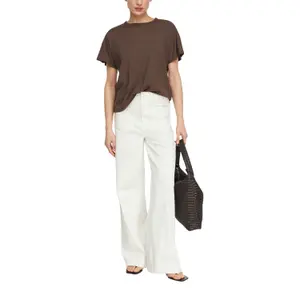 Lightweight Stretch Viscose T-Shirt for Women COMMA image-6