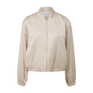 Luxury Satin Short Bomber Jacket for Women COMMA image-0