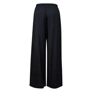 Wide and Elegant Satin Lounge Pants for Women COMMA image-1