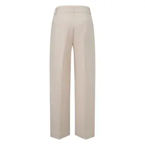 Wide Leg Trousers Blend Sophisticated Casual Fit Women COMMA image-1