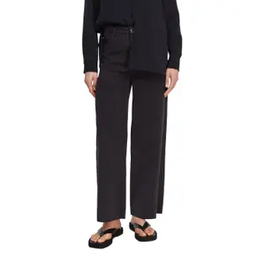 High Waisted Wide Leg Jeans with Patch Pockets for Women COMMA image-2