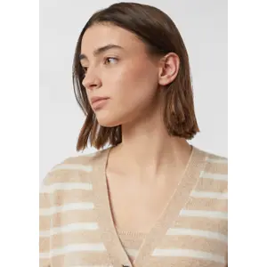 Women's Timeless Striped Cashmere Cardigan COMMA image-1