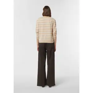 Women's Timeless Striped Cashmere Cardigan COMMA image-2
