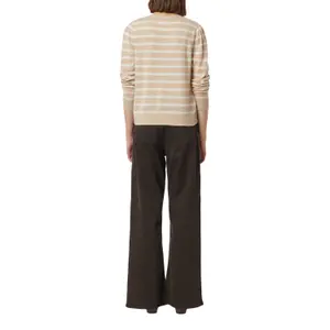 Women's Timeless Striped Cashmere Cardigan COMMA image-3