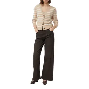 Women's Timeless Striped Cashmere Cardigan COMMA image-4