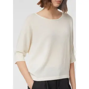 Women's Knitted Cashmere Round Neck Sweater COMMA image-4