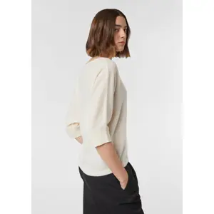 Women's Knitted Cashmere Round Neck Sweater COMMA image-6