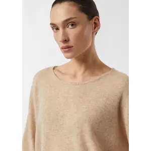 Women's Knitted Cashmere Round Neck Sweater COMMA image-4