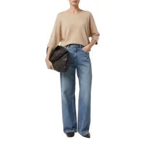 Women's Knitted Cashmere Round Neck Sweater COMMA image-5