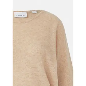 Women's Knitted Cashmere Round Neck Sweater COMMA image-6
