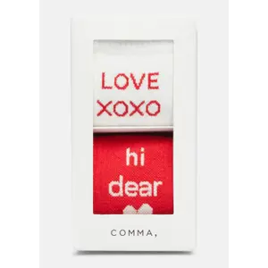 Distinctive Lettering Socks for Women COMMA image-4