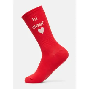 Distinctive Lettering Socks for Women COMMA image-5