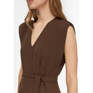 Mid-Length Dress with Seam Pockets Women COMMA image-3