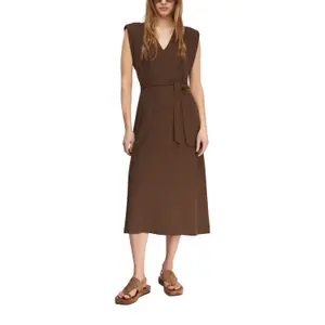 Mid-Length Dress with Seam Pockets Women COMMA image-6