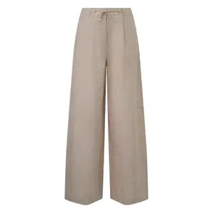 Women’s Wide Leg Marl Trousers COMMA image-0