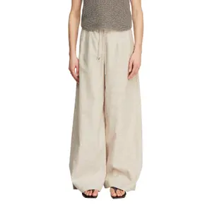Women’s Wide Leg Marl Trousers COMMA image-2